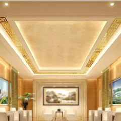 Versace Acrylic Border - Wall Mirror Sticker