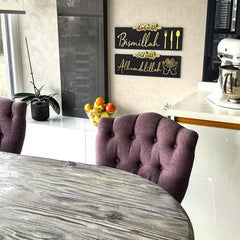 Golden Acrylic Wooden Islamic Wall Art