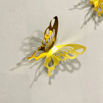 Acrylic Mirror Butterflies for Wall Decor