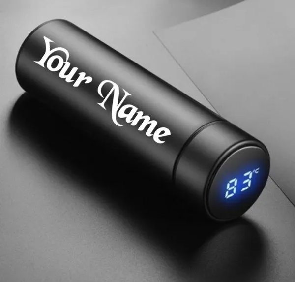 Customized Name Temperature Water Bottle -
